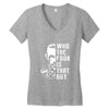 Who the Fook Is That Guy, McGregor VS Alvarez Women's V-Neck T-Shirt