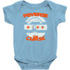 reverse the curse Baby Onesie