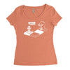 chess capture the pawn Women's Triblend Scoop T-shirt