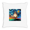 Totoro Van Gogh Parody Throw Pillow