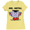 mr. metal Ladies Fitted T-Shirt