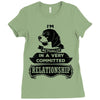 I Am Beagle Actually In A Very Commited Relationship Ladies Fitted T-Shirt