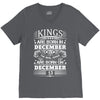 Real Kings Are Born On December 13 V-Neck Tee