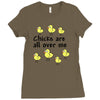 chicks all over me Ladies Fitted T-Shirt
