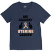 Me Against Uterine Cancer V-Neck Tee