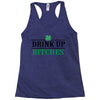 drink up bitches Racerback Tank