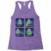 saving the world, one small step at a time Racerback Tank