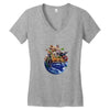 world animal Women's V-Neck T-Shirt