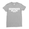 Backpacker Explore The World Ladies Fitted T-Shirt