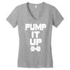 pump it up Women's V-Neck T-Shirt