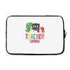 teacher saurus Laptop sleeve