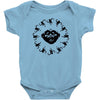 barrel of 12 monkeys Baby Bodysuit