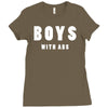 boys with abs Ladies Fitted T-Shirt
