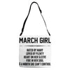 March Girl Hated By Many Adjustable Strap Totes