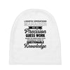 logistic operator manager we do precision guess work based on unreliab Baby Beanies