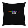 Beverly Hills 1988 Throw Pillow
