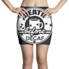 death before decaf coffee Mini Skirts