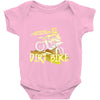 motorbike, love riding my dirtbike Baby Onesie