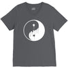 dripping ying yang V-Neck Tee