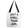 just a small town girl Tote Bags