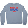 kicking ass taking voters bernie sanders for president 2016 Crewneck Sweatshirt