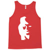 sax player lady face optical illusion Tank Top