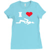 i love sushi Ladies Fitted T-Shirt