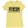 Atheism (A non-prophet organization) Ladies Fitted T-Shirt