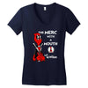 merc with a mouth Women's V-Neck T-Shirt