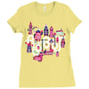 robo city Ladies Fitted T-Shirt