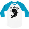 oh whale! 3/4 Sleeve Shirt