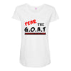 fear the goat Maternity Scoop Neck T-shirt