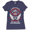 I Own It Forever The Title Auto Mechanic Ladies Fitted T-Shirt