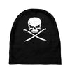 biker pirate skull bones swords Baby Beanies