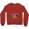 April Peeking Out Baby Girl Crewneck Sweatshirt