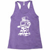 robot funny Racerback Tank