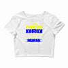 proud dad nurse Crop Top