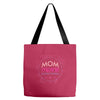 mom means Tote Bags