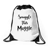 Snuggle this Muggle Drawstring Bags
