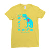 t rex diet Ladies Fitted T-Shirt