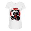 angry panda Maternity Scoop Neck T-shirt