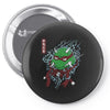 red oni ninja Pin-back button