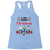 first grade christmas crew Racerback Tank