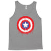 captain america dying bleeding logo Tank Top