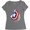 SIMPLE NICE Women's Triblend Scoop T-shirt