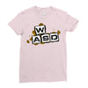 gamer wasd Ladies Fitted T-Shirt