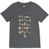 shakespeare a z V-Neck Tee