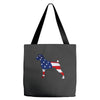 patriotic boxer Tote Bags