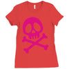 pink pirate Ladies Fitted T-Shirt