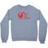 don't stop believin funny christmas Crewneck Sweatshirt